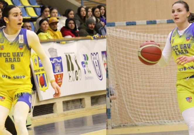 FCC Baschet UAV Arad trimite două jucătoare la naționala de senioare
