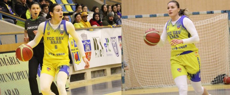 FCC Baschet UAV Arad trimite două jucătoare la naționala de senioare