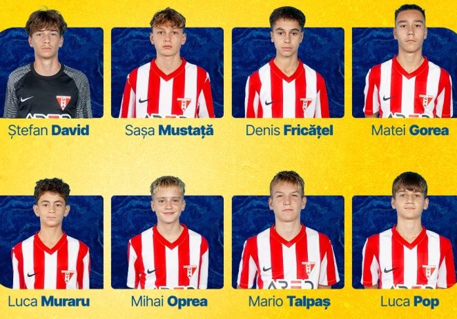 Opt utiști sunt convocați la selecția naționalei sub 15 ani, de la Arad!