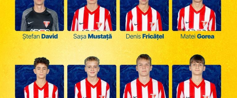 Opt utiști sunt convocați la selecția naționalei sub 15 ani, de la Arad!