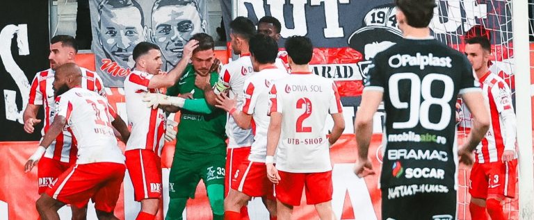 UTA începe bine în play-out, trei puncte fără emoții cu FC Hermannstadt