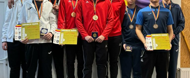 Pistolarii juniori II de la CSM Arad sunt campioni naționali la aer comprimat