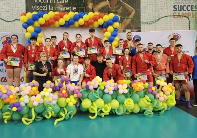 CS Universitatea a dominat autoritar Naționalele de sambo