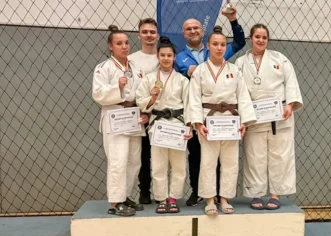 Fetele de la CS Universitatea Arad au urcat pe podium la judo