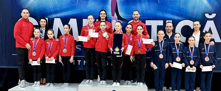 Gimnastele arădene au luat, la Deva, primele medalii naționale ale anului