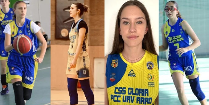 CSȘ Gloria trimite patru baschetbaliste la loturile naționale juvenile