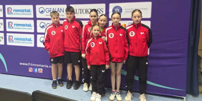 Puștii arădeni au avut Naționale sub 13 ani la tenis de masă