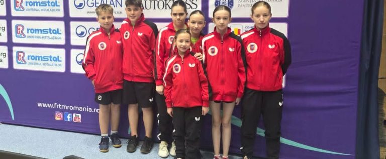 Puștii arădeni au avut Naționale sub 13 ani la tenis de masă