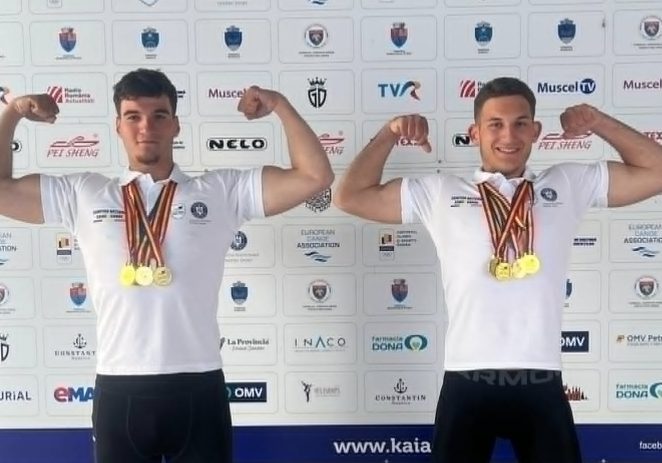 Kaiaciștii Ionuț Gherman și Șerban Fratu, cvadrupli campioni naționali la juniori!