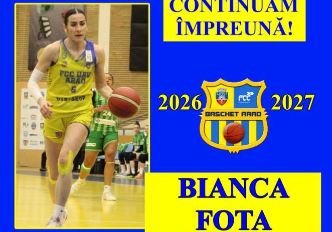 Bianca Fota va continua la FCC UAV Arad