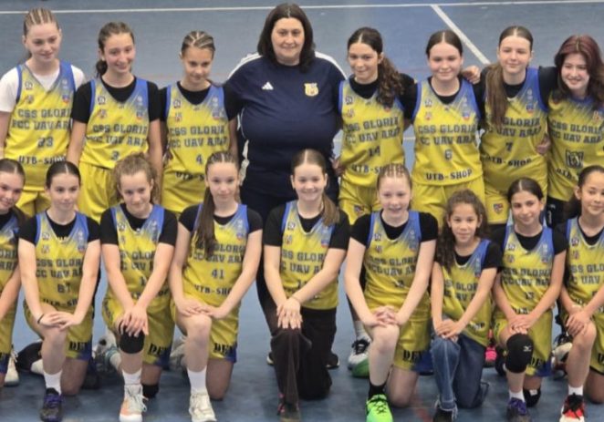 Baschetbalistele sub 13 ani de la Gloria au defilat spre turneul final