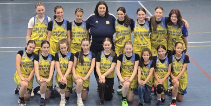 Baschetbalistele sub 13 ani de la Gloria au defilat spre turneul final