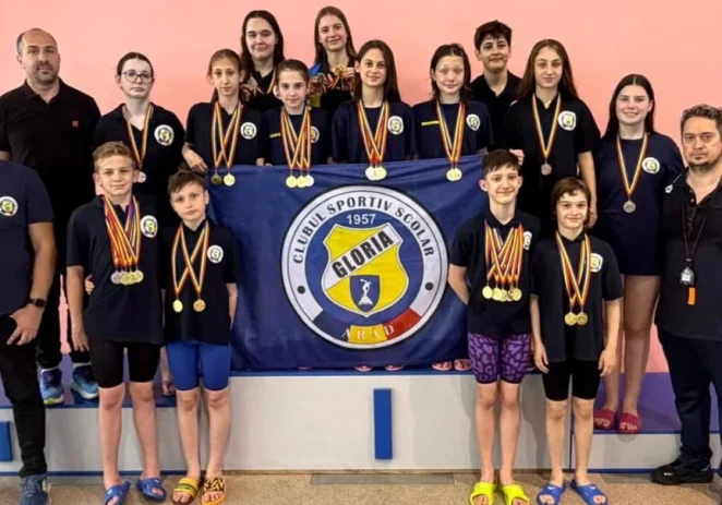 Înotătorii arădeni au făcut valuri la Campionatele Naționale Școlare