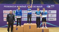 Sergiu Bej este vicecampion național U13 la tenis de masă