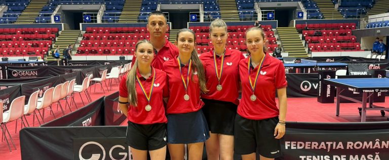 Echipa de junioare a CSM-ului este vicecampioană națională la tenis de masă!