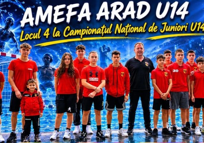 AMEFA U14 s-a clasat în careul de ași al poloului juvenil românesc