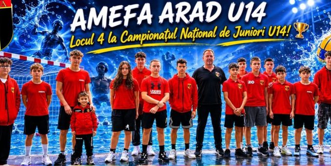 AMEFA U14 s-a clasat în careul de ași al poloului juvenil românesc