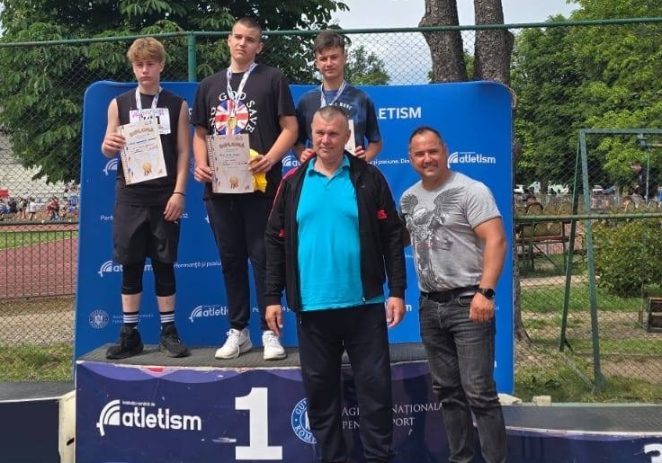 Atletul arădean David Oprea este dublu campion național la U14!