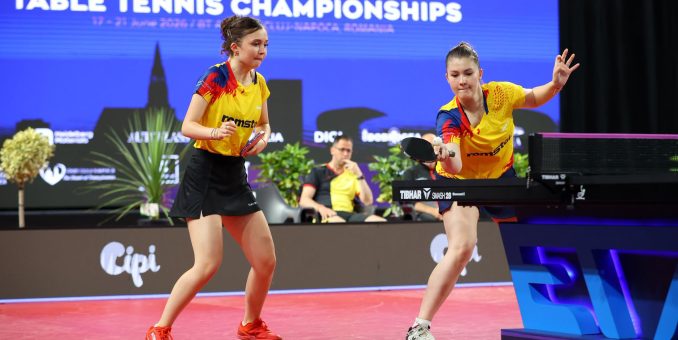 Alesia Sferlea a atins optimile, la Europeanul U21 de tenis de masă