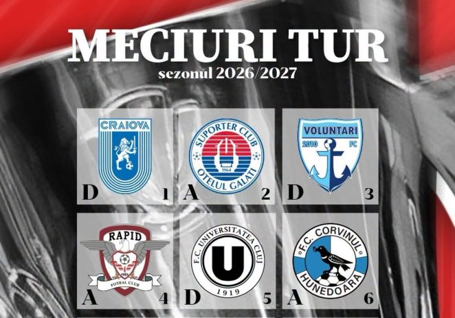 UTA debutează în noul sezon pe terenul campioanei din Craiova!