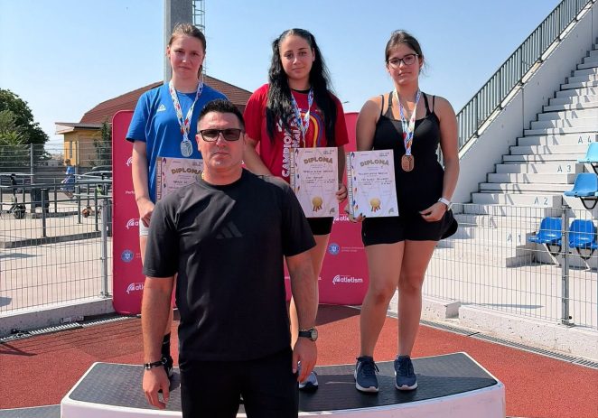 Aradul are aruncători medaliați național la categoria sub 18 ani