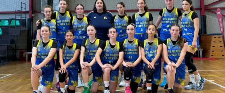 Baschetbalistele U13 ale Gloriei au încheiat pe locul 8 la nivel național