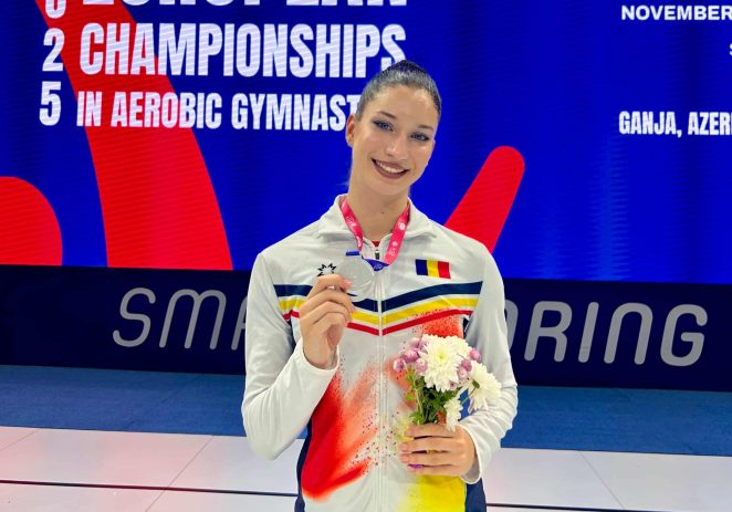 Două gimnaste ale CSM-ului vor concura a Cupa Mondială de aerobic