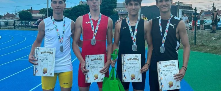 Ștafeta Gloriei Arad a luat argintul național U23