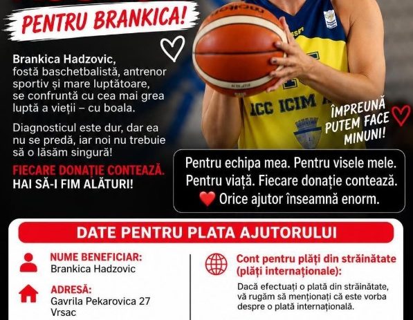 Branki Hadzovic continuă lupta și are nevoie de ajutorul nostru