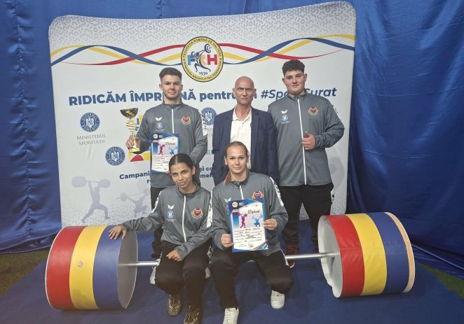 Daniel Jigău a câștigat Cupa României de tineret la haltere