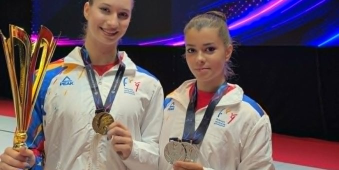 Triumf arădean la Cupa Mondială de aerobic, din Oradea Arena