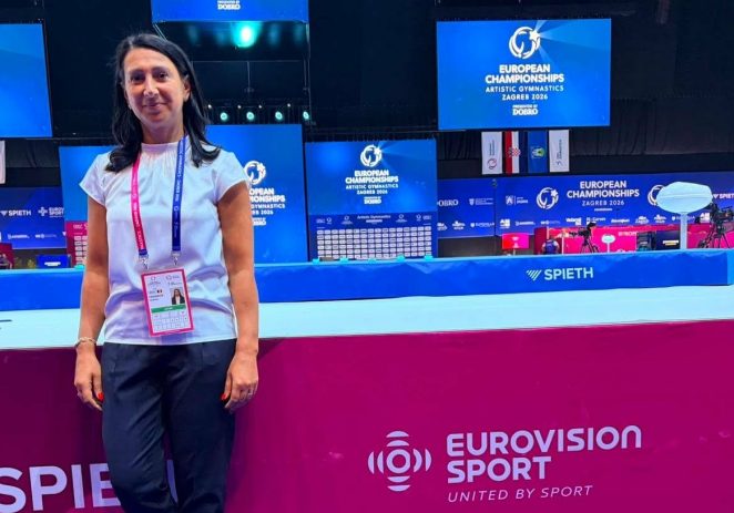 Arădeanca Carina Franiov se numără printre arbitrele Europenelor de gimnastică!
