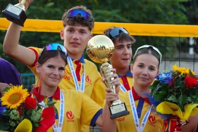 CS ProVolei Arad are campioane naționale U16 la volei pe plajă