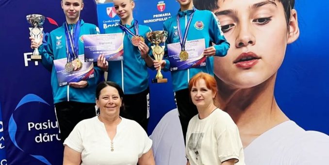 Junioarele CSM-ului arădean, aur național la gimnastică ritmică!