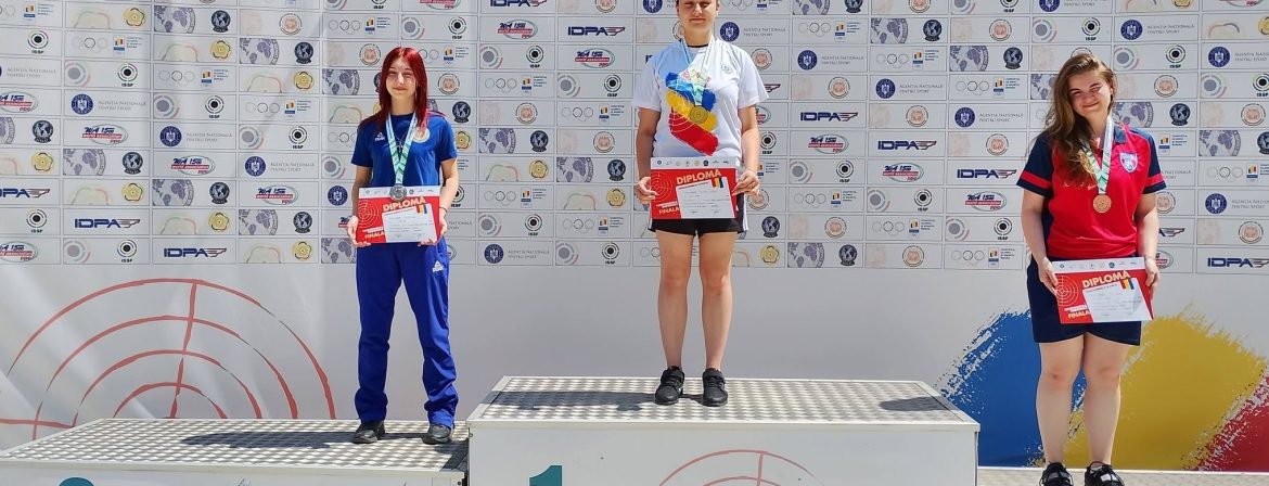 Pistolara Alexia Filimon este campioană națională la junioare