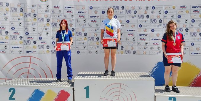 Pistolara Alexia Filimon este campioană națională la junioare