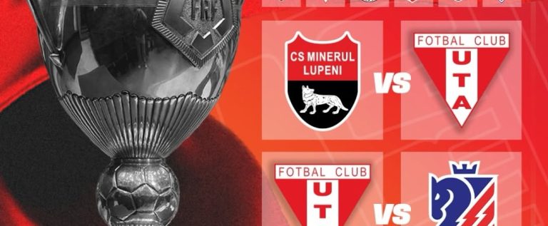 UTA a nimerit în grupa șoc din Cupa României, cu rivalele Rapid și Poli!
