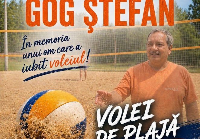 Turneu memorial de volei pe plajă, în amintirea lui Ștefan Gog
