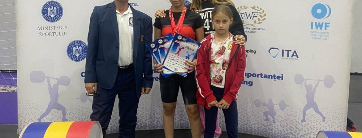 Halterofila Maria Ciurar, de la CSM Arad, a urcat pe podiumul național