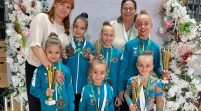 Gimnastele secției de ritmică de la CSM Arad s-au remarcat la Blaj