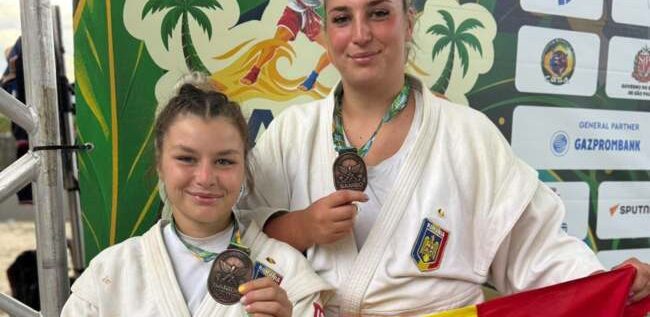 Două „studente” de la CSU Arad au obținut bronzul mondial la sambo