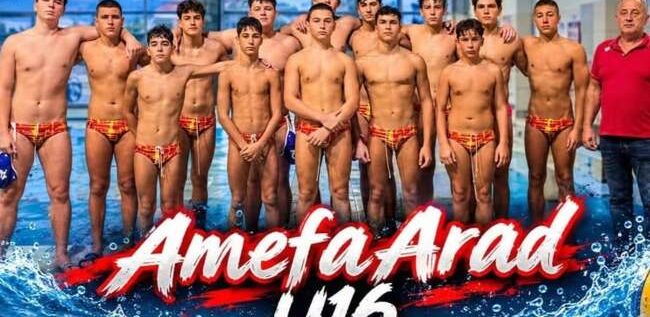 Poloiștii sub 16 ani de la AMEFA dau baraj pentru calificarea în elită