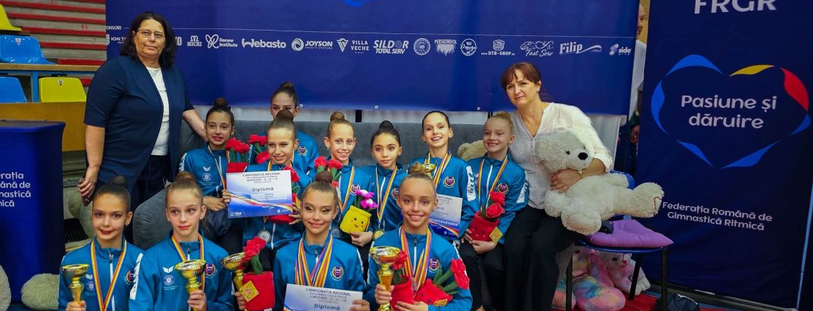 Junioarele Elena Tătar și Mara Cercel sunt campioane la gimnastică ritmică