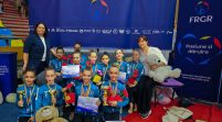 Junioarele Elena Tătar și Mara Cercel sunt campioane la gimnastică ritmică