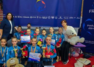 Junioarele Elena Tătar și Mara Cercel sunt campioane la gimnastică ritmică