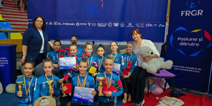 Junioarele Elena Tătar și Mara Cercel sunt campioane la gimnastică ritmică