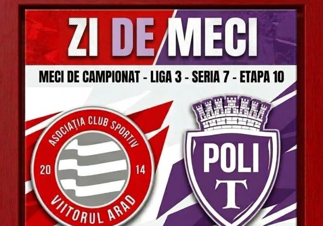 Viitorul primește vizita lui Poli, deplasări grele pentru Sântana și Pecica