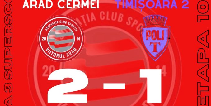 Viitorul câștigă cu Poli II și privește spre podiumul din C7