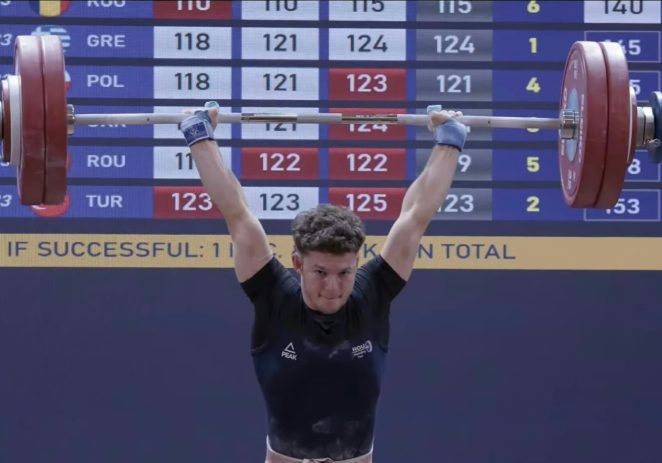 Daniel Jigău a încheiat al șaselea la Europenele de haltere