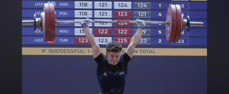Daniel Jigău a încheiat al șaselea la Europenele de haltere